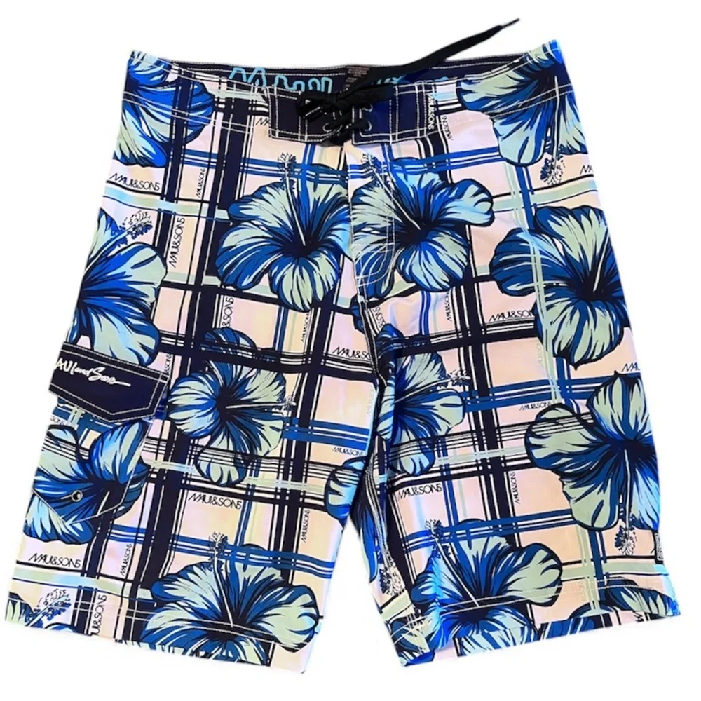 Quiksilver Board Shorts Bundle Of 3 Size 34 Maui & Sons Great Condition Beach